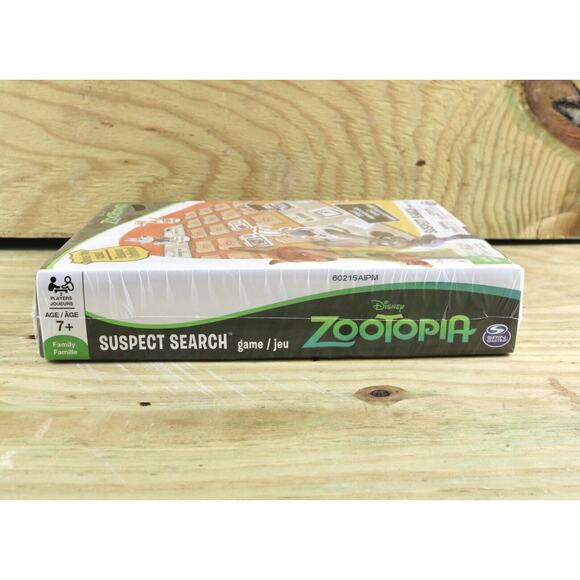 Disney Board Games Zootopia Suspect Search Card Game Family Sealed New 2015 - Picture 3 of 4